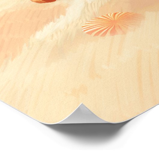 Smile Dog - Beach Mode On Poster (Hoek)