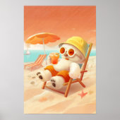 Smile Dog - Beach Mode On Poster (Voorkant)