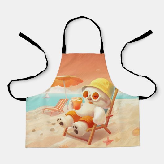 Smile Dog - Beach Mode On Schort (Voorkant)