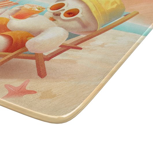 Smile Dog - Beach Mode On Snijplank (Hoek)