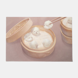 Smile Dog beroemd gemaakt door Xiao Long Bao Delig Deurmat