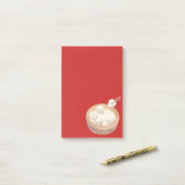 Smile Dog beroemd gemaakt door Xiao Long Bao Delig Post-it® Notes (Op bureau)