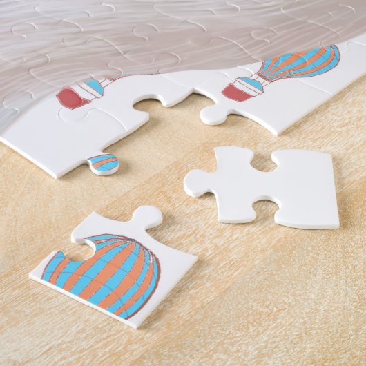 Smile Dog luistert naar muziek met hoofdtelefoon Legpuzzel (Zijkant)