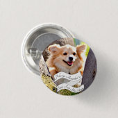 Smile Dog Ronde Button 3,2 Cm (Voorkant /achterkant)