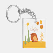Smile Elke dag Boho Bird Sunshine Cute Sleutelhanger (Voorkant Links)