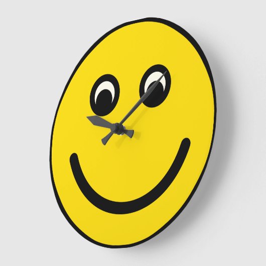 Smile Emoji Clock Grote Klok (Hoek)