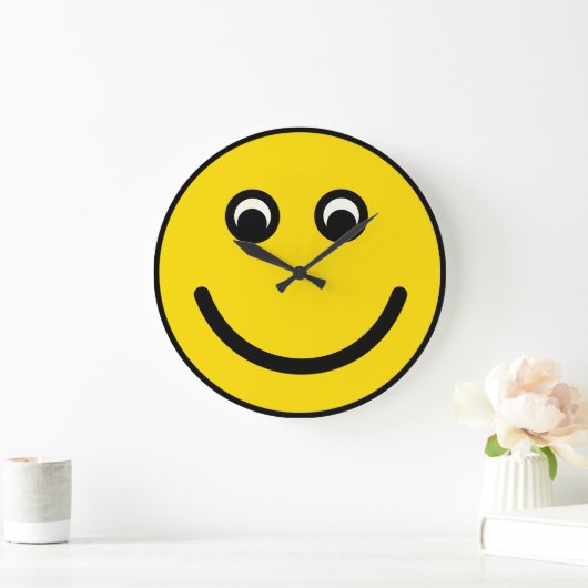 Smile Emoji Clock Grote Klok (Huis)
