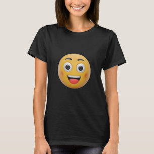Smile emoji - grappig emoji-ontwerp t-shirt