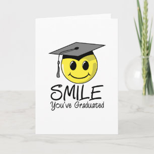 Smile Emoji Je hebt Afstuderen Kaarten afgestudeer