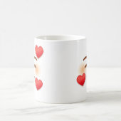 Smile Emoji met hart Koffiemok (Center)