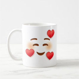 Smile Emoji met hart Koffiemok