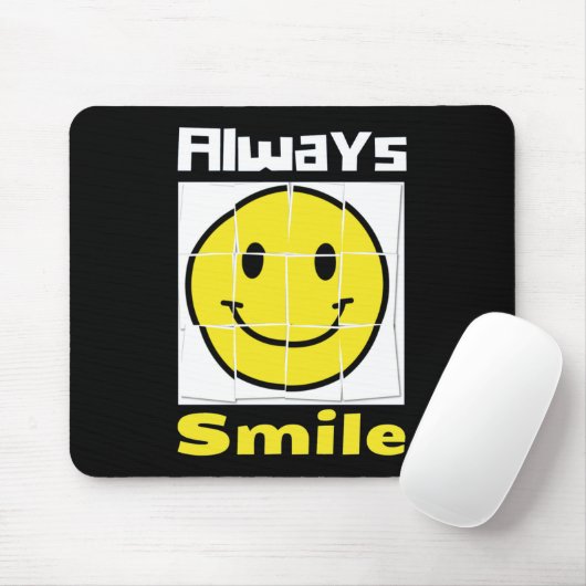 Smile Emoji Muismat (Met muis)