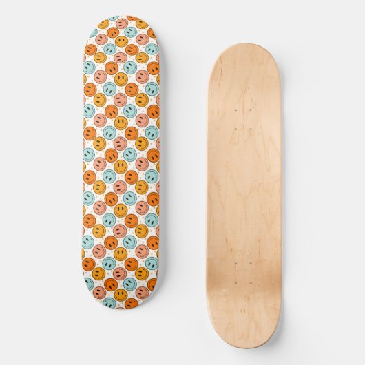 Smile Emoji Pattern Persoonlijk Skateboard (Voorkant)