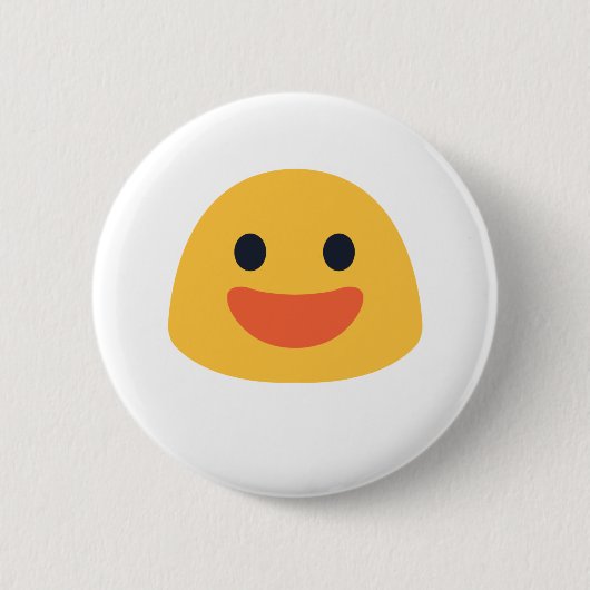 Smile Emoji Ronde Button 5,7 Cm (Voorkant)