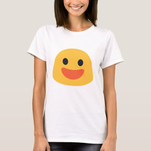 Smile Emoji T-shirt (Voorkant)