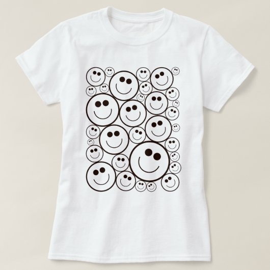 Smile emoji t-shirt (Design voorkant)