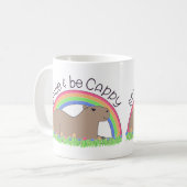 Smile en be Cappy leuke capybara Koffiemok (Voorkant links)