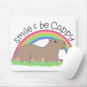 Smile en be Cappy leuke capybara Muismat (Met muis)