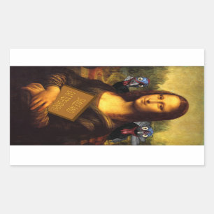 Smile en Eat Torfukey Rechthoekige Sticker