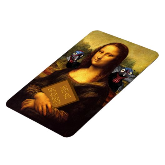 Smile en eet Tofurkey Magneet (Linkerzijde)