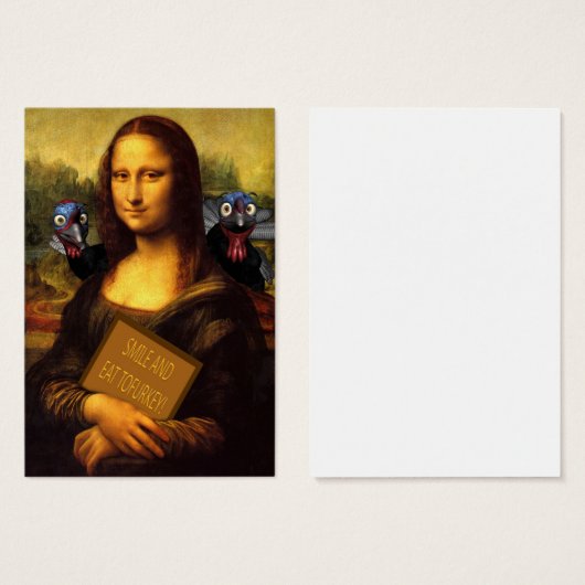 Smile en eet Tofurkey Visitekaartjes (Voorkant /achterkant)