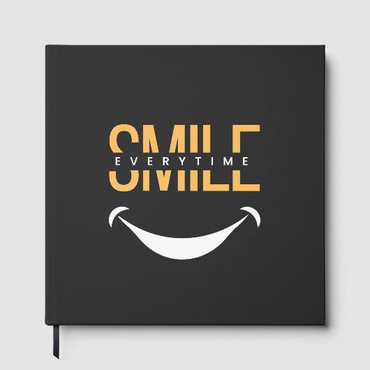 Smile Everytime – Spread Positive Vibes Anywhere Gastenboek (Voorkant)