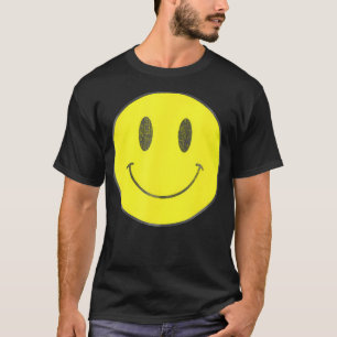  Smile Face 70'S Vibe Yellow Smile T-shirt