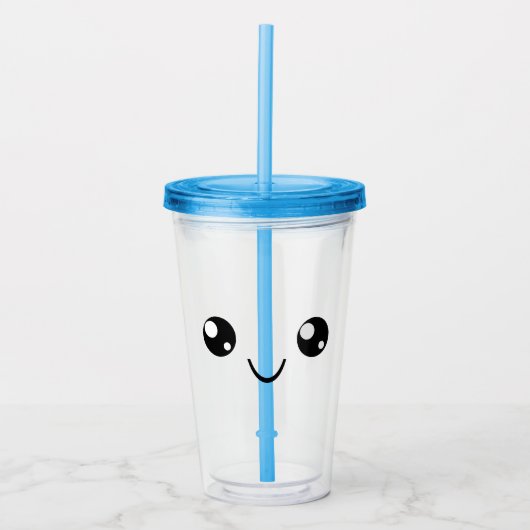 Smile Face Acryl Drinkbeker (Voorkant)
