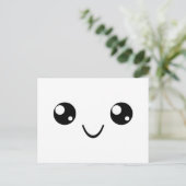 Smile Face Briefkaart (Staand voorkant)