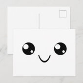 Smile Face Briefkaart (Voorkant / Achterkant)