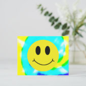 Smile Face Classic Briefkaart (Staand voorkant)
