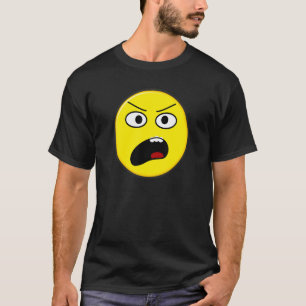 Smile Face Disgusted Shocked Repulated Gra T-shirt
