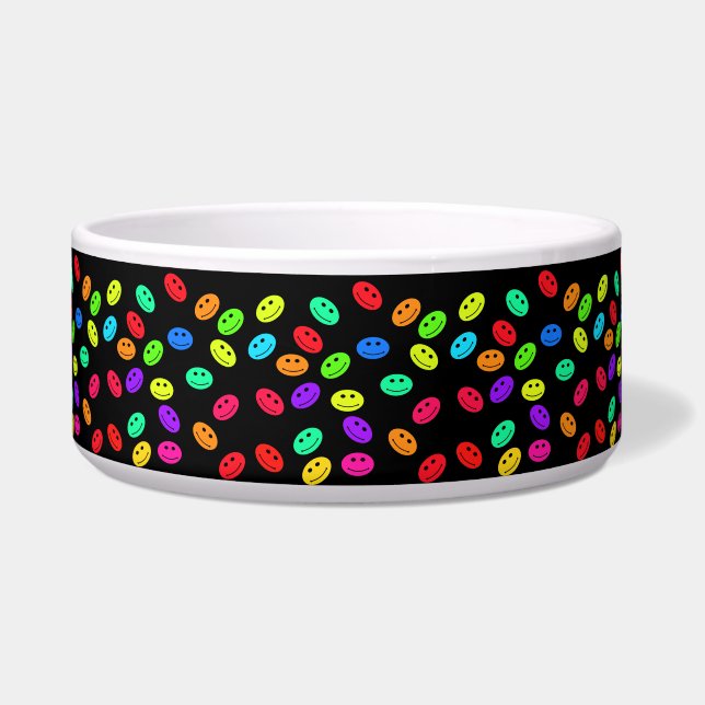 Smile Face Dog Bowl Voerbakje (Voorkant)