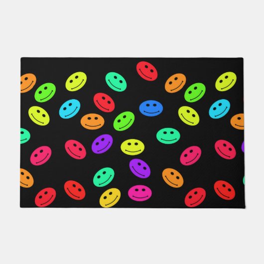 Smile Face door Mat (Voorkant)