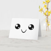 Smile Face Kaart (Gele Bloem)