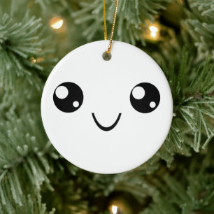Smile Face Keramisch Ornament