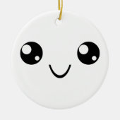 Smile Face Keramisch Ornament (Voorkant)