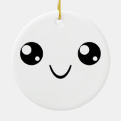 Smile Face Keramisch Ornament (Achterkant)