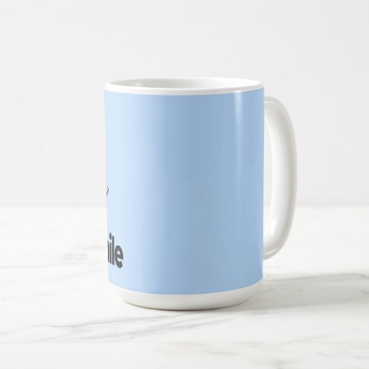 Smile Face Mok – Schattigee positiviteit Koffie &  (Voorkant rechts)