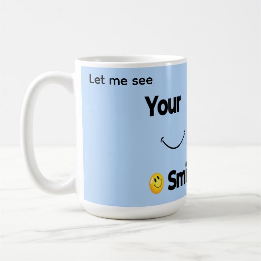 Smile Face Mok – Schattigee positiviteit Koffie &  (Links)
