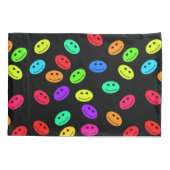 Smile Face Pillow Hoesje Kussensloop (Achterkant-Links)