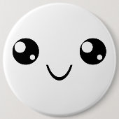 Smile Face Ronde Button 6,0 Cm (Voorkant)
