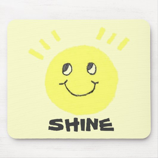 Smile Face Shine Muismat (Voorkant)