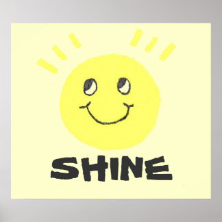 Smile Face Shine Poster