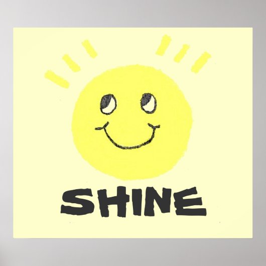 Smile Face Shine Poster (Voorkant)