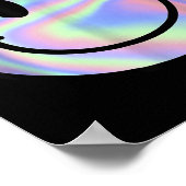 Smile Face Shirt Happy Smiling Face Rave Edm Music Poster (Hoek)