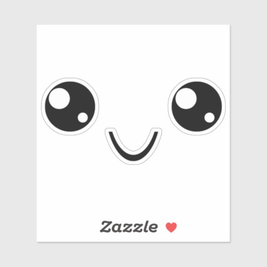 Smile Face Sticker (Vel)