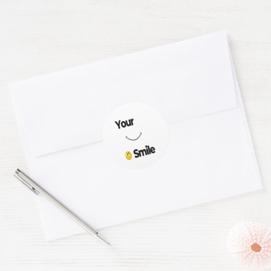 Smile Face Stickers - Klassieke Positiviteitsvorme (Envelop)