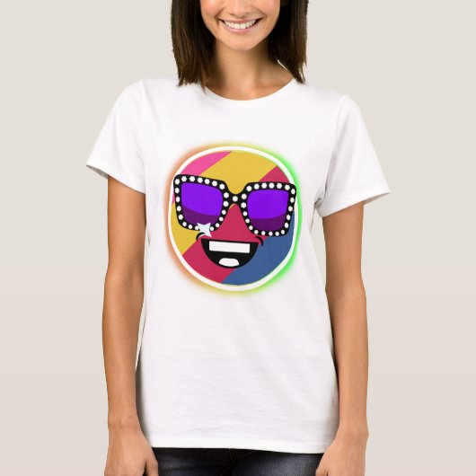 smile face t-shirt (Voorkant)
