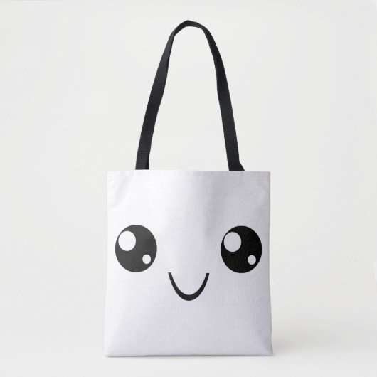 Smile Face Tote Bag (Voorkant)